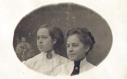 Friend and Margaret Young (on right)